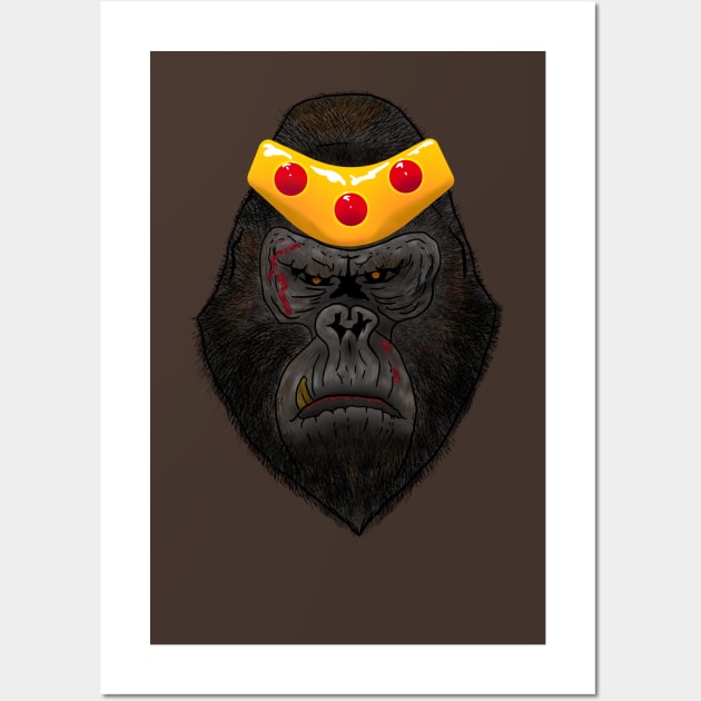 Gorilla Grodd Wall Art by Crystal Dragon